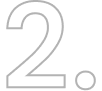 Bold numeral two in grayscale design